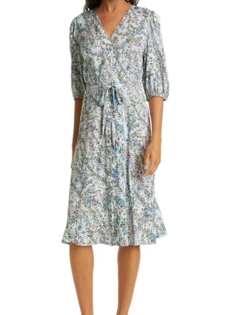 Nordstrom Signature Floral Silk Dress